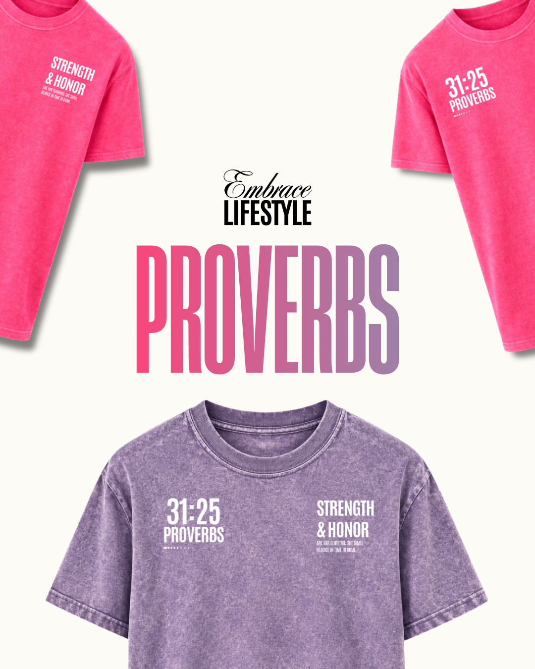 Proverbs 31:25 | Strength & Honor Tee