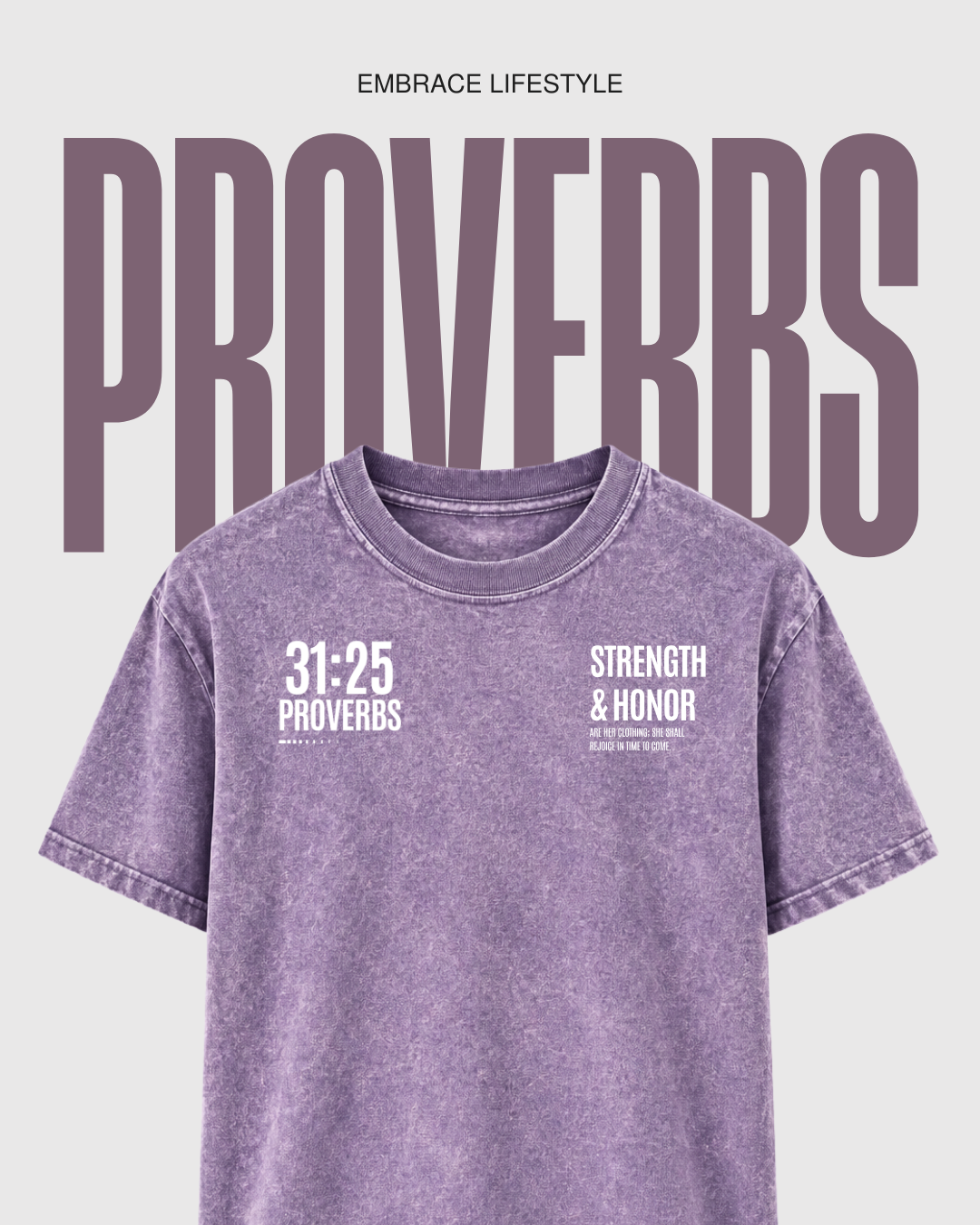 Proverbs 31:25 | Strength & Honor Tee